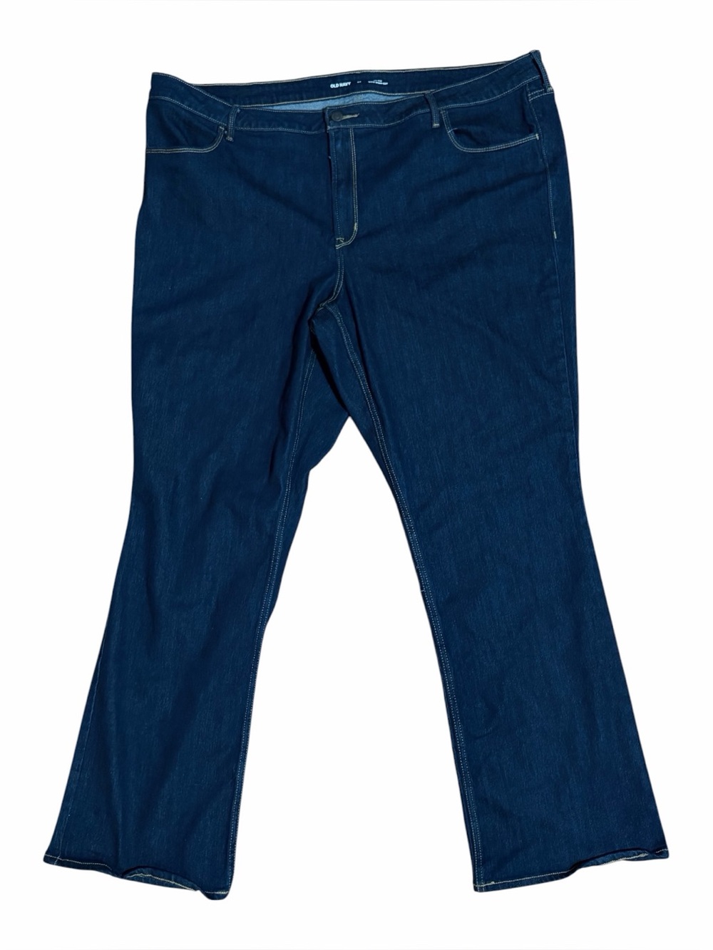 Old Navy Wow Boot Cut Jeans Mid Rise Blue Denim Women Plus Size 24